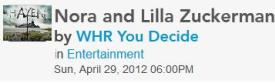 0989 You Decide Live Radio Show with Nora and Lilla Zuckerman