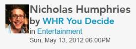 0987 You Decide Live Radio Show with Nicholas Humphries