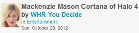 0965 Mackenzie Mason You Decide Radio Show Cortana in Halo 4