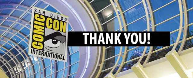 SDCC 2014 Thank You banner - Click to learn more at the official web site!