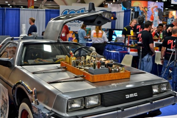 Back to the Future DeLorean SDCC-2011 time machine