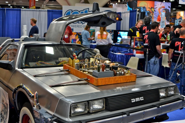 Back to the Future DeLorean SDCC- time machine