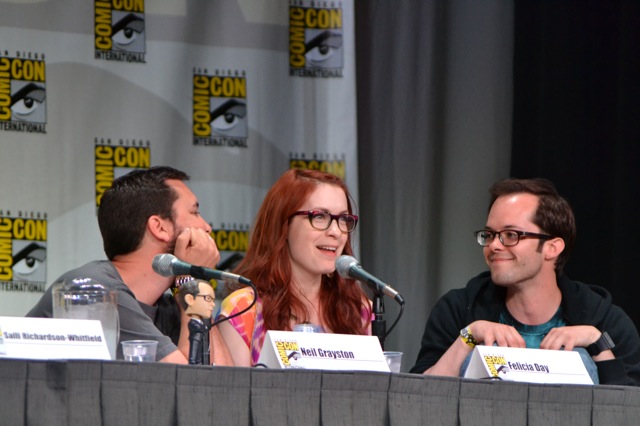 Eureka SDCC- Wil, Neil, & Felicia