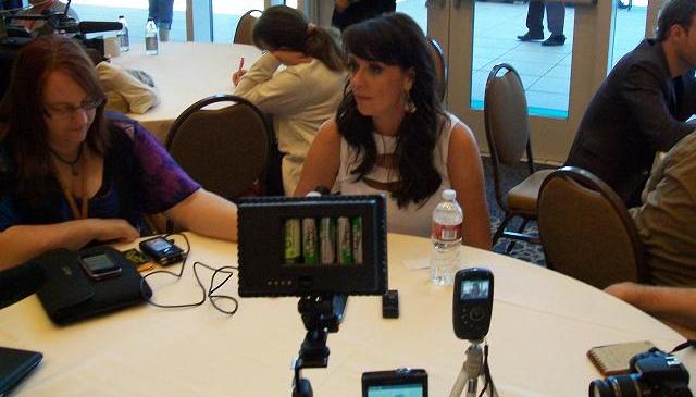 Comic-Con 2011 Sanctuary Press - Amanda Tapping