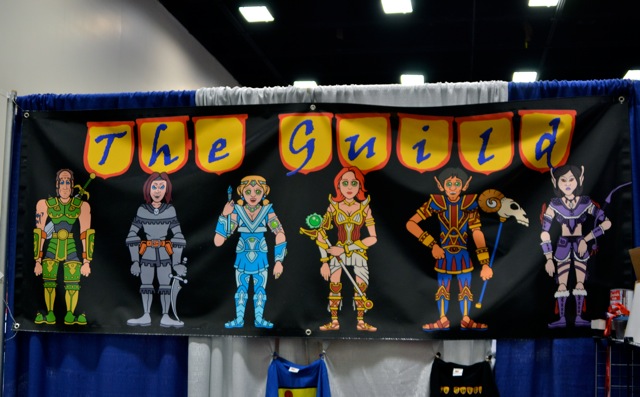 Guild Interview SDCC- GUild booth banner