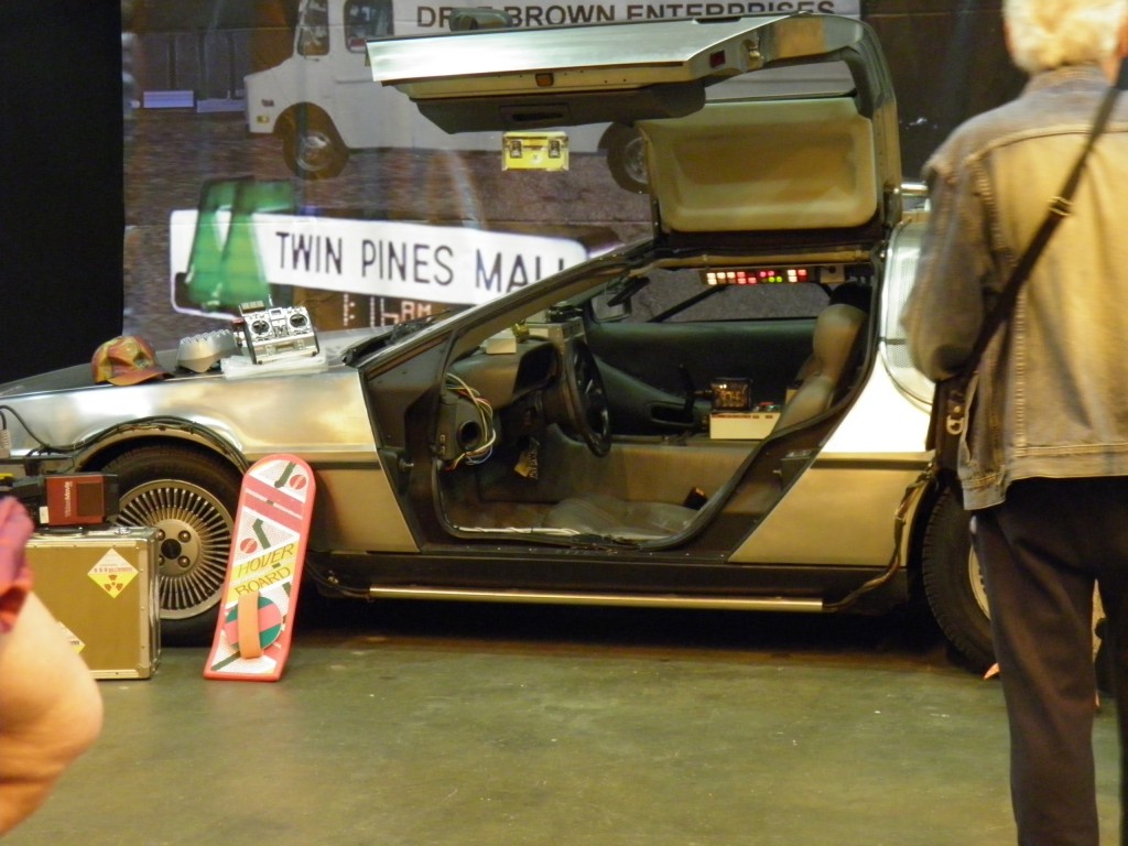 London Film and Comic Convention - BTTF DeLorean