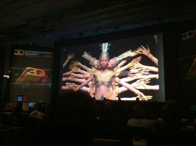 3D Entertainment Summit - on screen