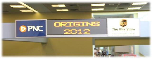 Origns Game Expo 2012 - Entrance Banner