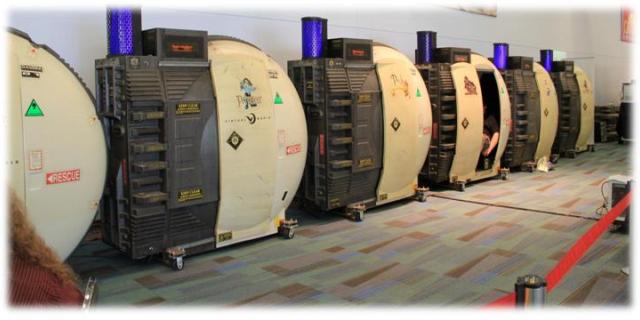 Origns Game Expo 2012 - Rows of fun Battle Pods