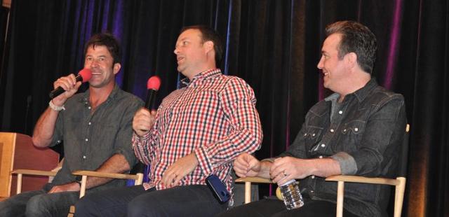 Stargate Vancouver 2012 - Joe Flanigan, David Hewlett and Paul McGillion