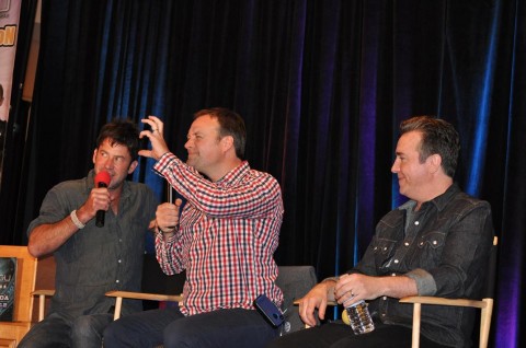 Stargate Vancouver 2012 - Joe Flanigan, David Hewlett and Paul McGillion