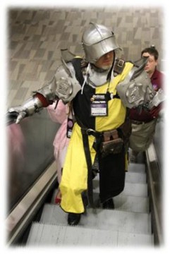 Origins Game Fair 2012 - My Cosplay hubby in battle armor