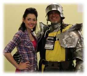 Origins Game Fair 2012 - Adrienne Wilkinson with my cosplay hubby