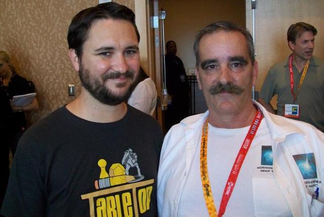 SDCC 2012 Falling Skies Press - Wil Wheaton and Kenn