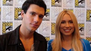 SDCC 2012 Falling Skies Press - Drew Roy and Sarah Sanguin Carter