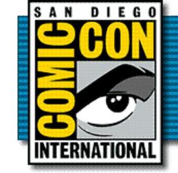 Comic-Con banner logo blue - Click to learn more at the official web site!