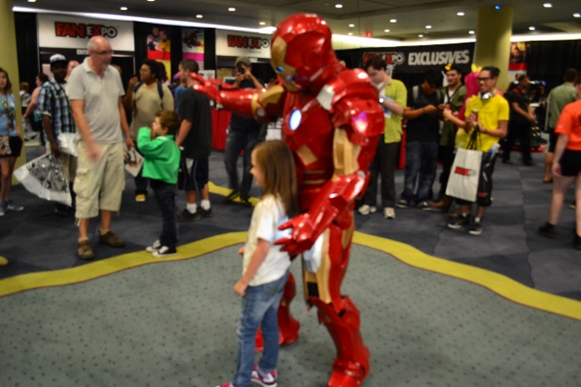 Fan Expo Toronto 2012 - Iron Man greets the fans