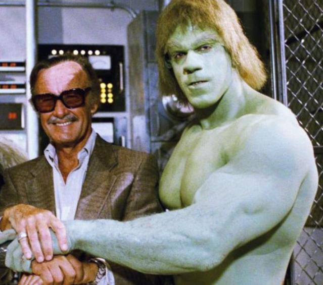 Stan Lee and Lou Ferrigno