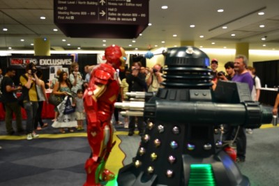 Toronto Fan Expo - Iron Man versus a Dalek