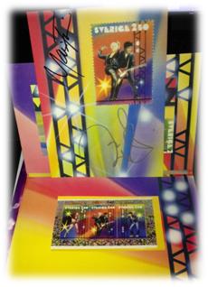 Roxette NYC 2012 - Roxette stamp set collectors item