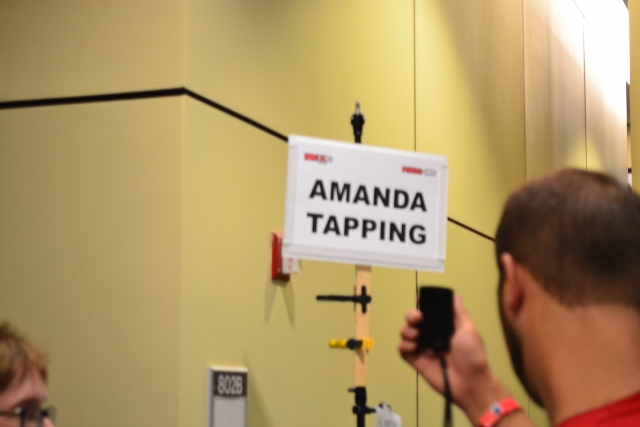 Toronto Fan Expo Canada 2012 - Amanda Tapping's Q&A room