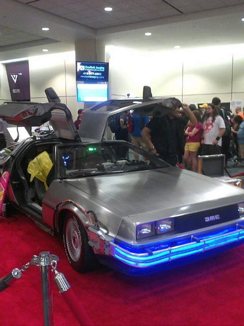 Fan Expo Canada 2012 - Back to the Future Delorean