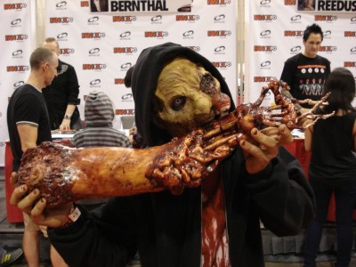 Toronto Fan Expo Canada - A fan gets hungry!