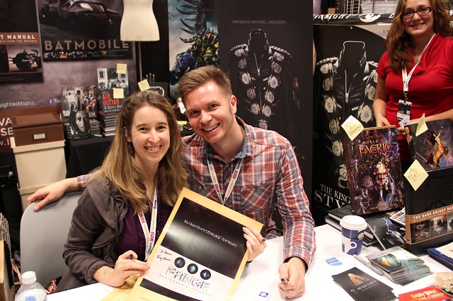 NYCC 2012 - Tara Bennett and Paul Terry; authors of 'September's Notebook'