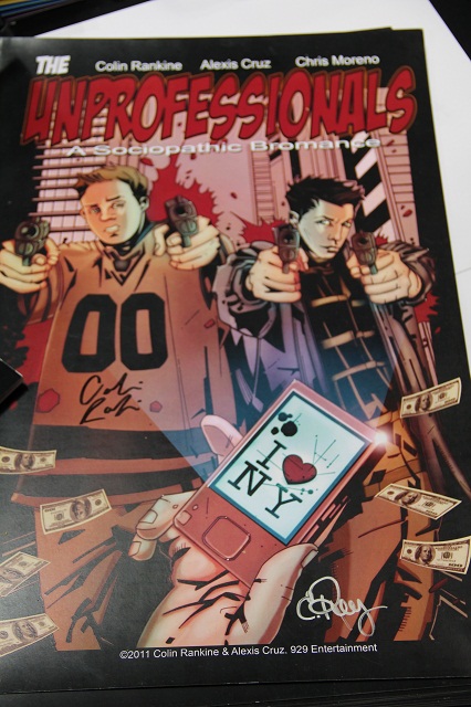 NYCC 2012 - Unprofessionals Cover Art