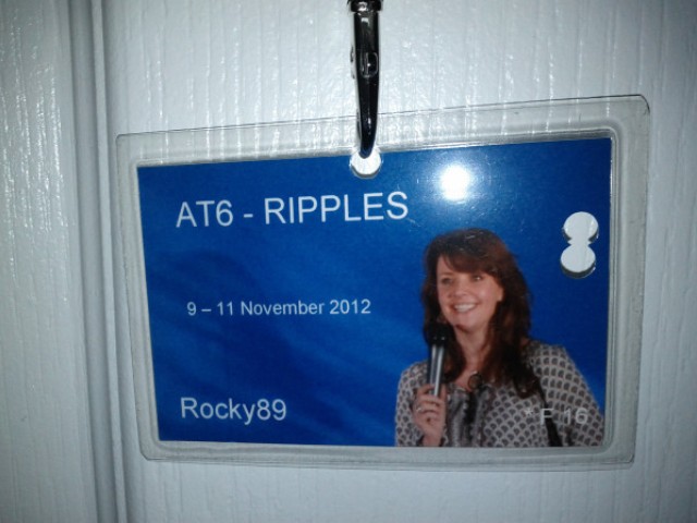 AT6 Ripples - Lanyard and event badge