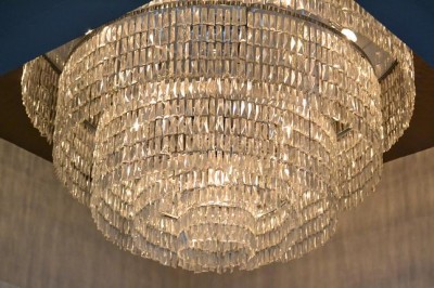 AT6 Ripples -Gorgeous chandeliers in ballroom