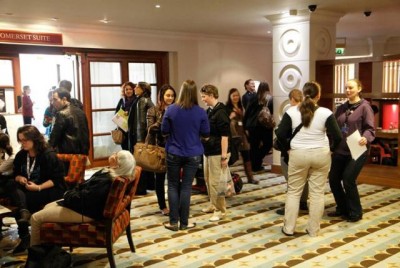 AT6 Ripples - Fans gather and sing in the lobby - Image courtesy GABIT Events