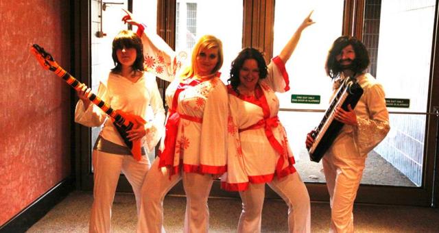 AT6 Ripples Abba Tribute Band members - Image courtesy GABIT Events