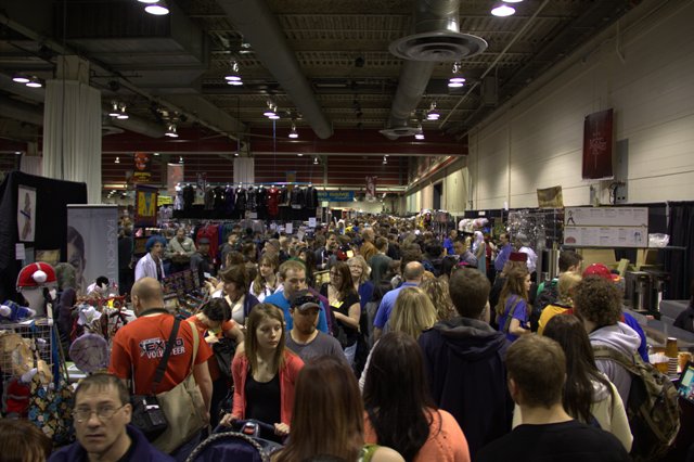 Crowds in Hall at Calgary Expo