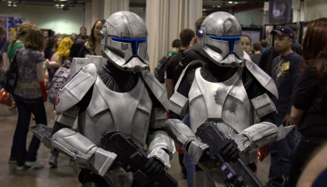 Star Wars Bounty hunters at Calgary Expo