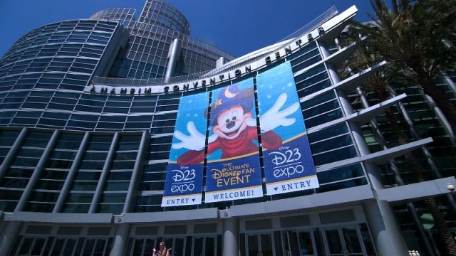 Disney D23 Expo Anaheim Convention Center banner -  Click to learn more