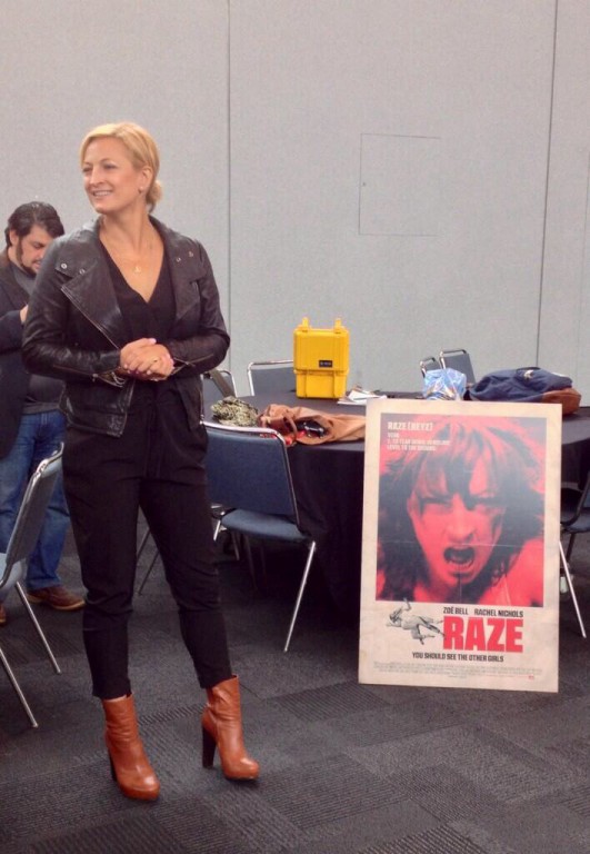 NYCC 2013 4a - Zoe Bell in Press Lounge