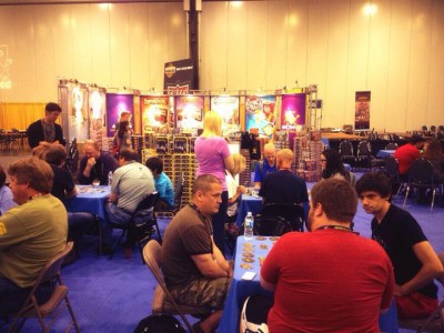 Origins 2014 Demoing at Asmodee