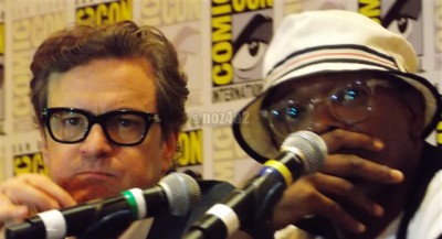 Colin Firth & Sam Jackson-Kingsman The Secret Service-SDCC 2014