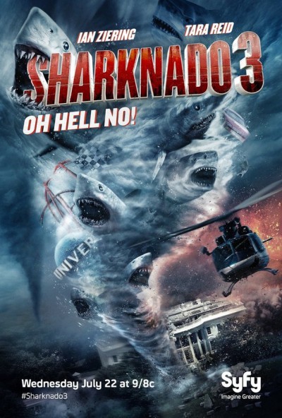 Sharknado 3: Oh Hell No! Click to visit and follow SharknadoSyfy on Twitter!