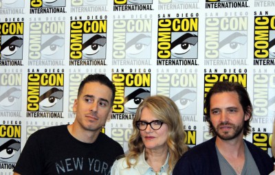 Kirk Acevedo, Aaron Stanford & Barbara Sukowa-SDCC 2015