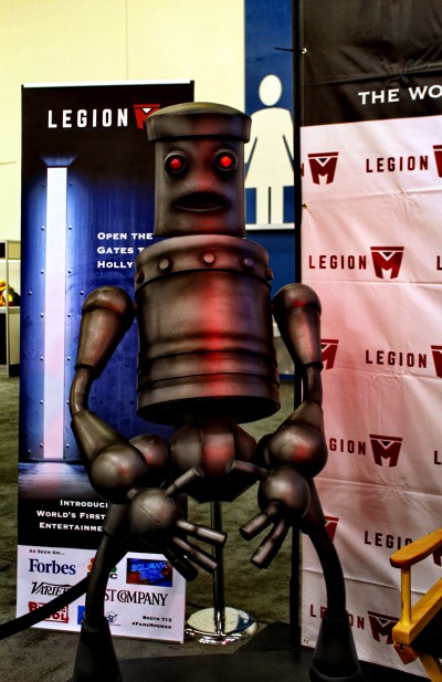 SVCC 2016 The Legion M interview robot 