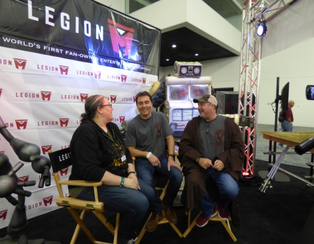 SVCC 2016 The Legion M interview (l-r) Lori, Paul and Jeff