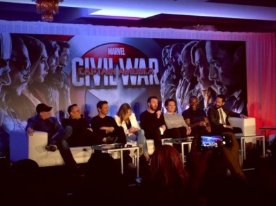 Captain America Civil War panel - Image cortesy Jeremy Renner Twitter