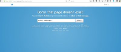 SCCC Twitter account deleted June 2016