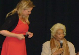 SVCC 2016 SuperheroIRL Chase Masterson and Nichelle Nichols