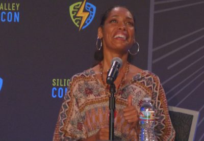 SVCC 2017 Delightful smile of Gina Torres