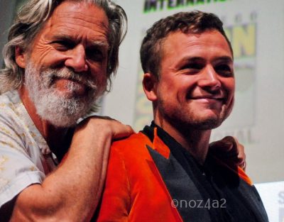 Jeff Bridges & Taron Egerton from Kingsman The Golden Circle