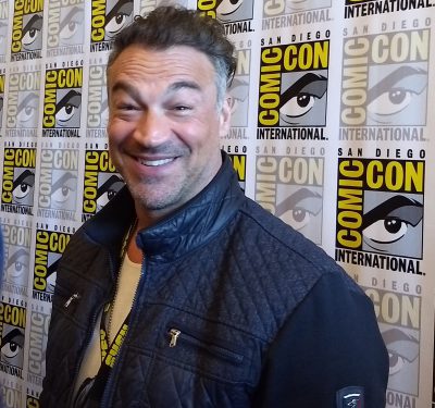 Aleks Paunovic at San Diego Comic-Con Set to Launch Vampire Counter Attack in Van Helsing!