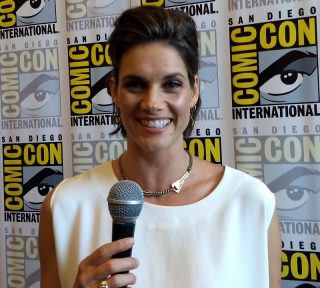 SDCC 2017 Missy Peregrym in Van Helsing Press Room